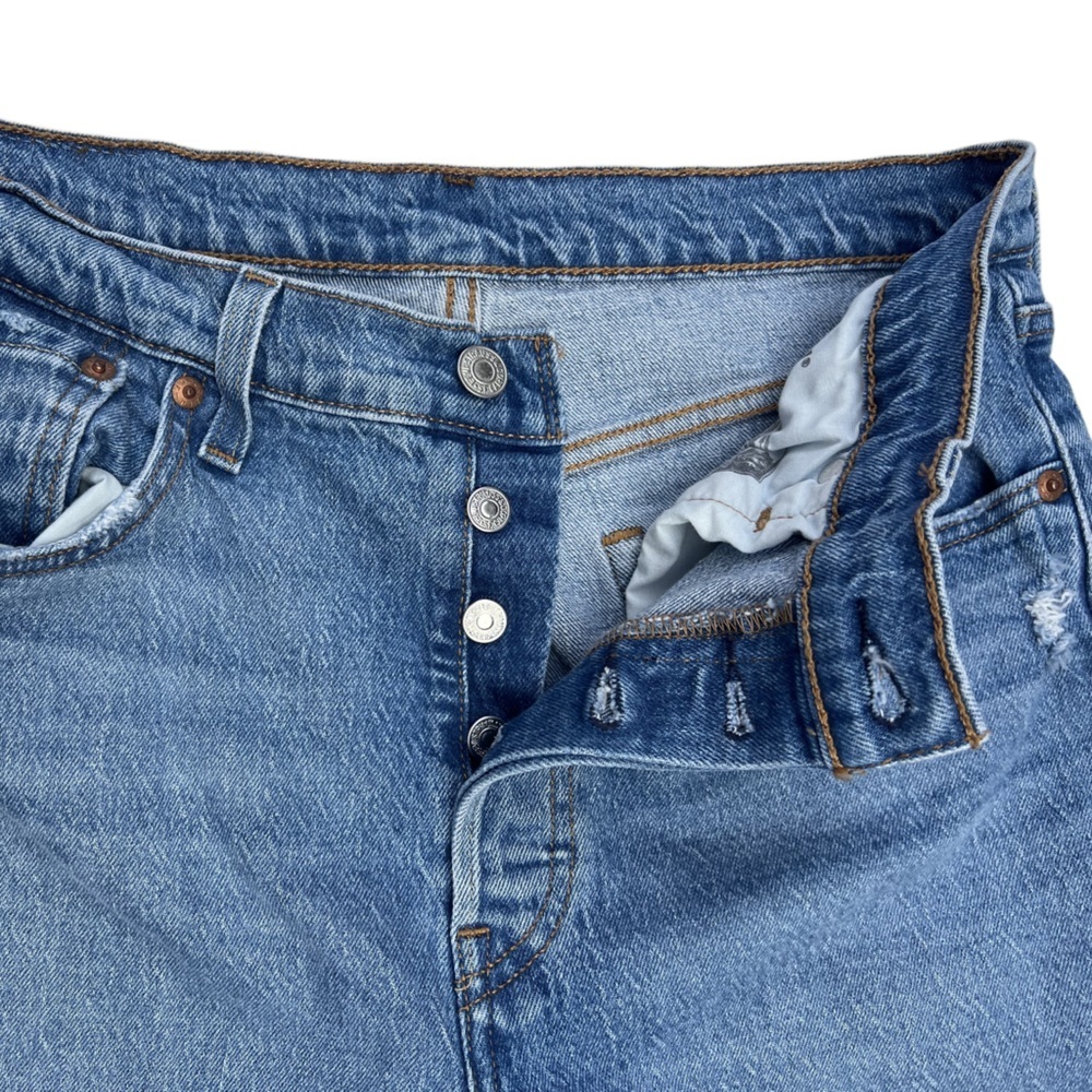 Levi's 501 Straight Leg Blue Jeans size 29 - Picture 6 of 9